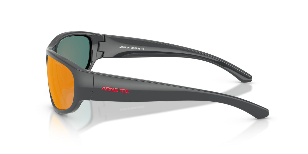 Arnette Gondo 0AN4361 28416Q 61 Grey/ Grey Mirror Orange/Yellow