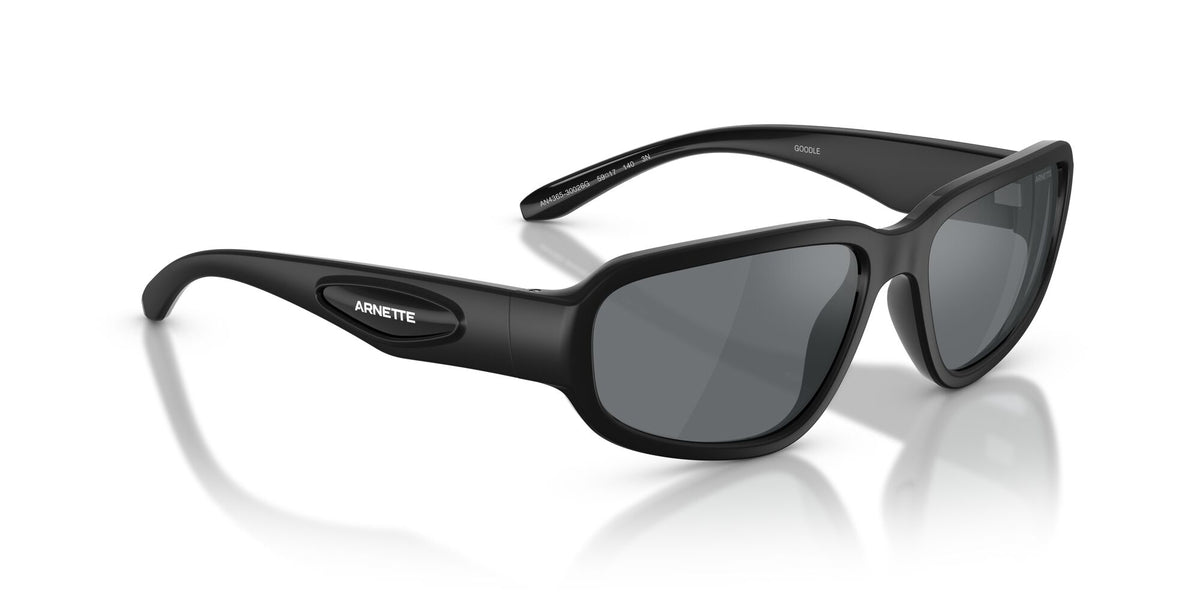 Arnette Goodle 0AN4365 30026G 59 Black/ Light Grey Mirror Black