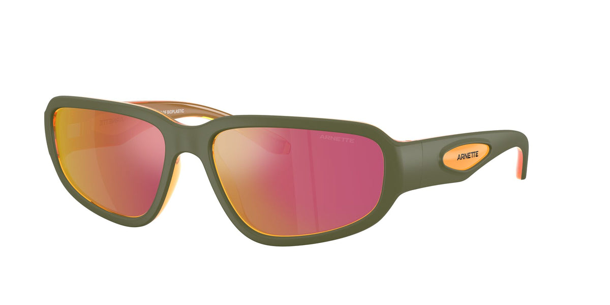 Arnette Goodle 0AN4365 30066Q 59 Green/ Grey Mirror Orange/Yellow