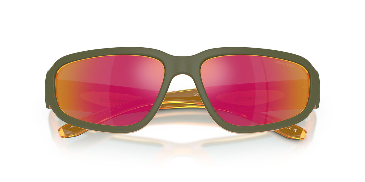 Arnette Goodle 0AN4365 30066Q 59 Green/ Grey Mirror Orange/Yellow