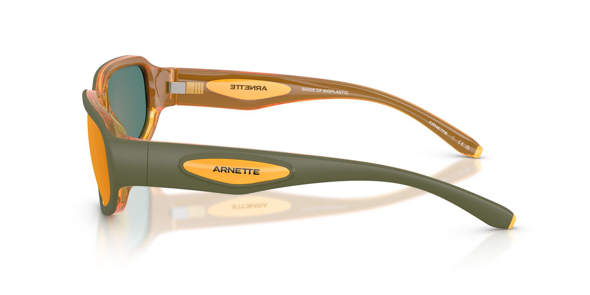 Arnette Goodle 0AN4365 30066Q 59 Green/ Grey Mirror Orange/Yellow