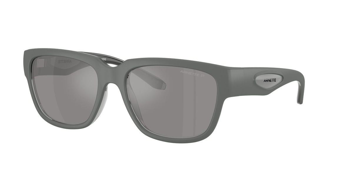 Arnette Bounce 0AN4366 3009Z3 56 Grey/ Grey Mirror Silver 80 Polarized