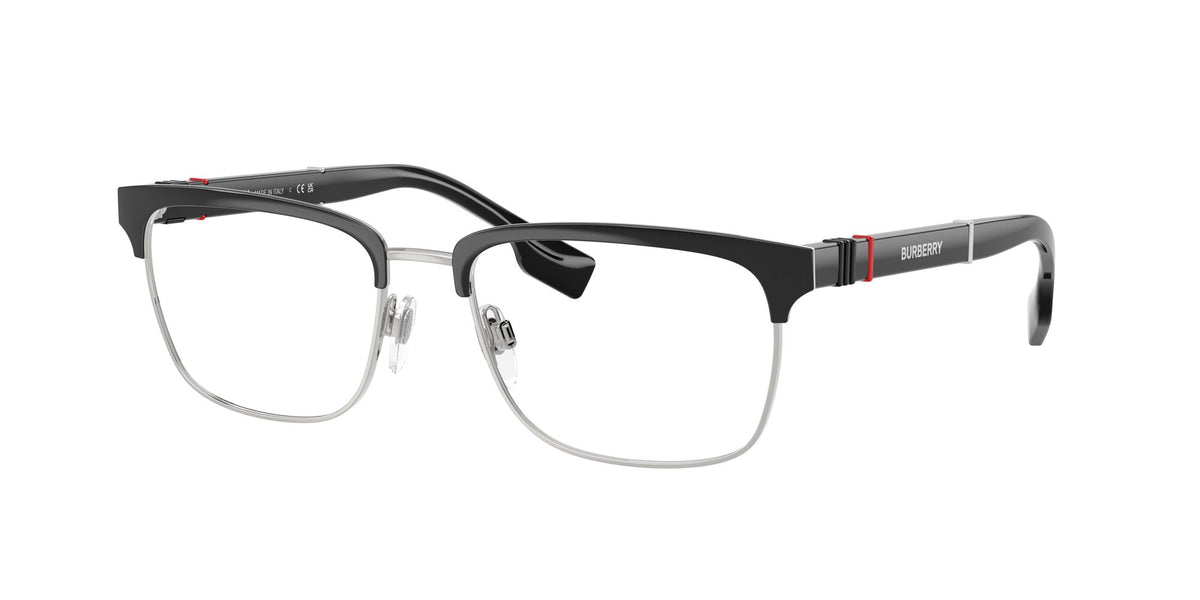 Burberry Alba 0BE1348 1306 55 Silver/Matte Black /
