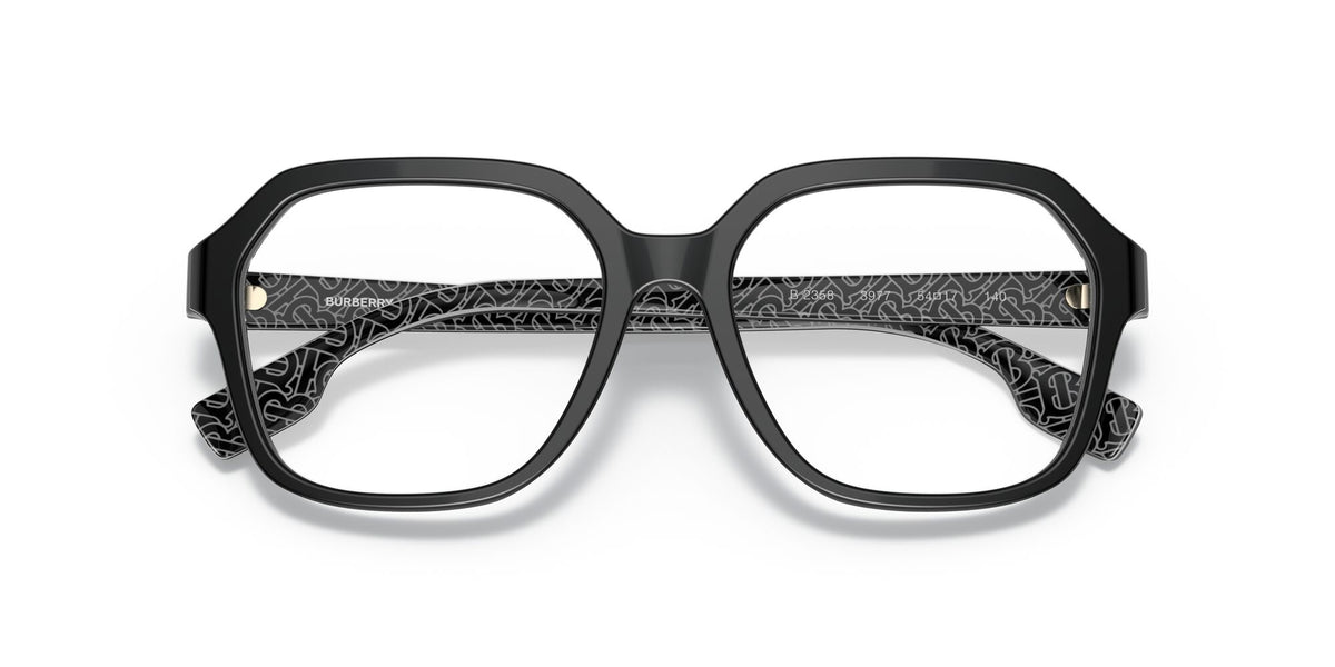 Burberry Isabella 0BE2358 3977 54 Black/Print Tb/Crystal /