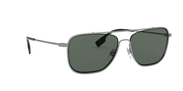 Burberry BE 3112 Gunmetal / Green 59 / Plastic / Metal