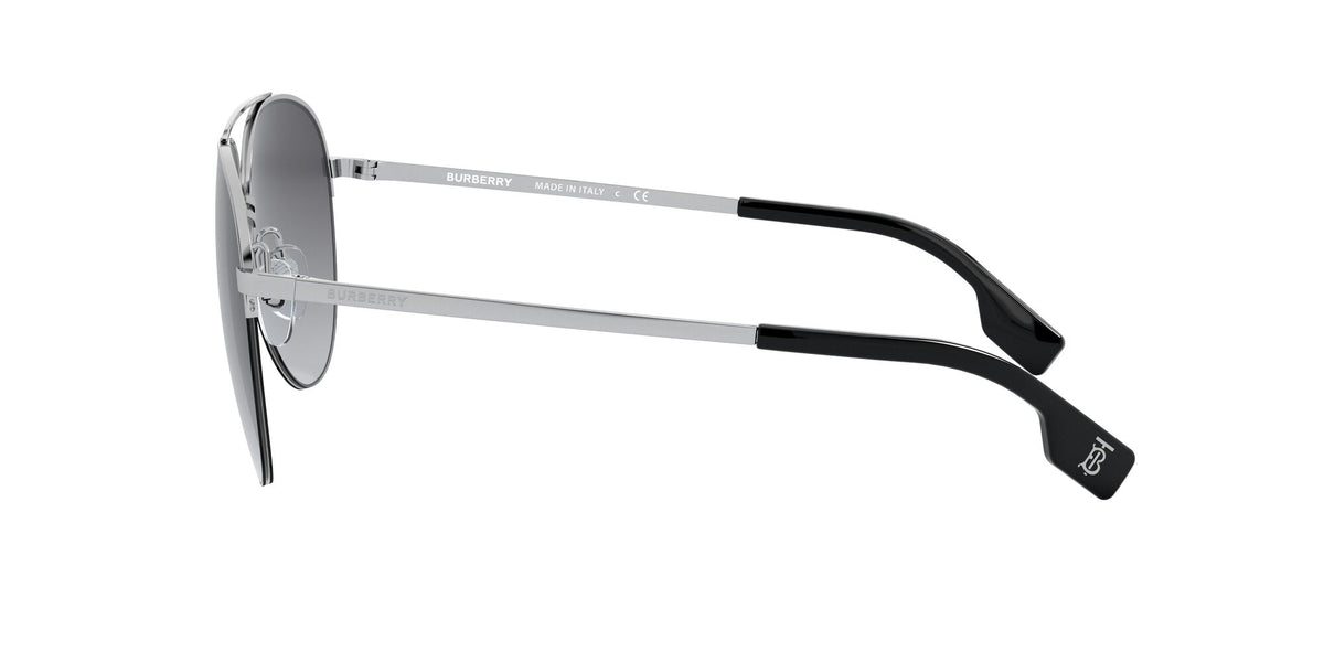 Burberry BE 3113 Silver/Gold / Grey Gradient 59 / Plastic / Metal