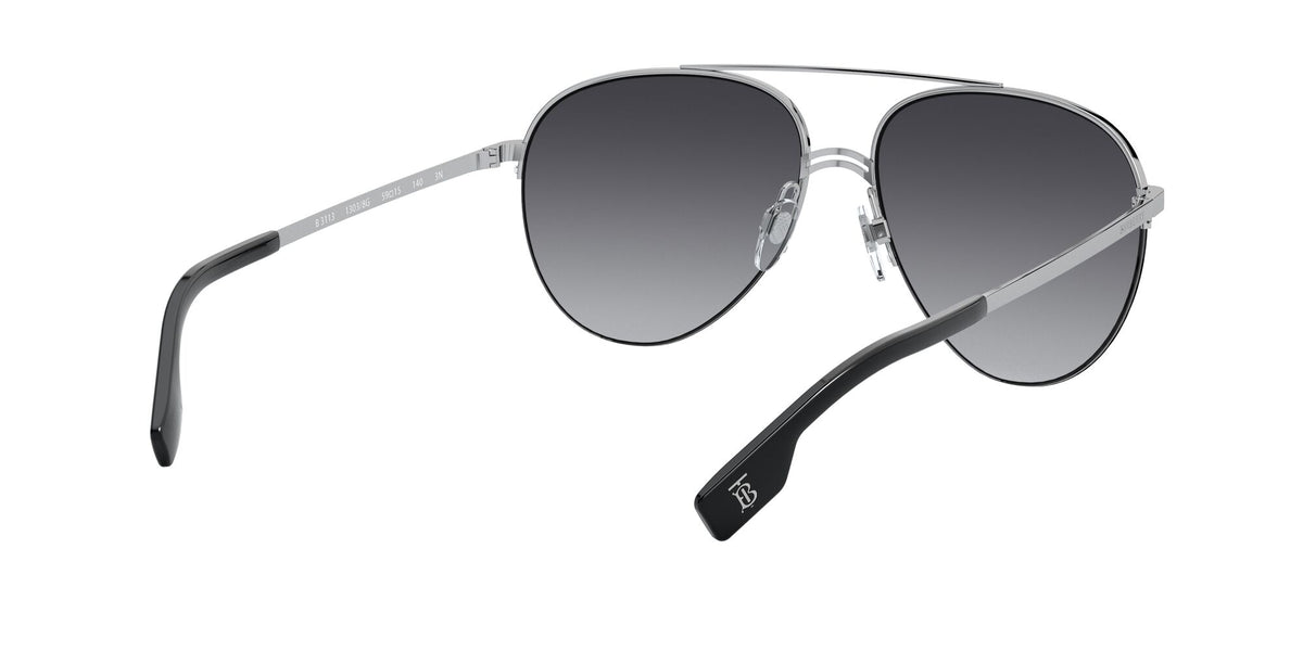 Burberry BE 3113 Silver/Gold / Grey Gradient 59 / Plastic / Metal