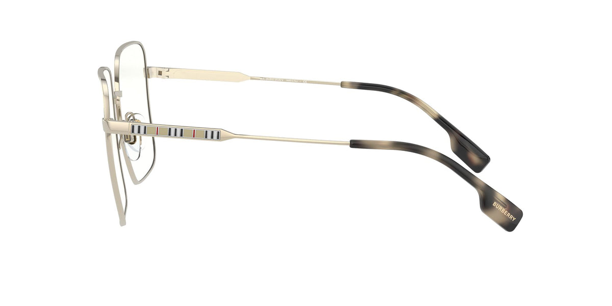 BE 3119 Burberry Jude Light Gold / Clear + Blue Light Filter S99 58 58 / Polyamide / Steel / Metal