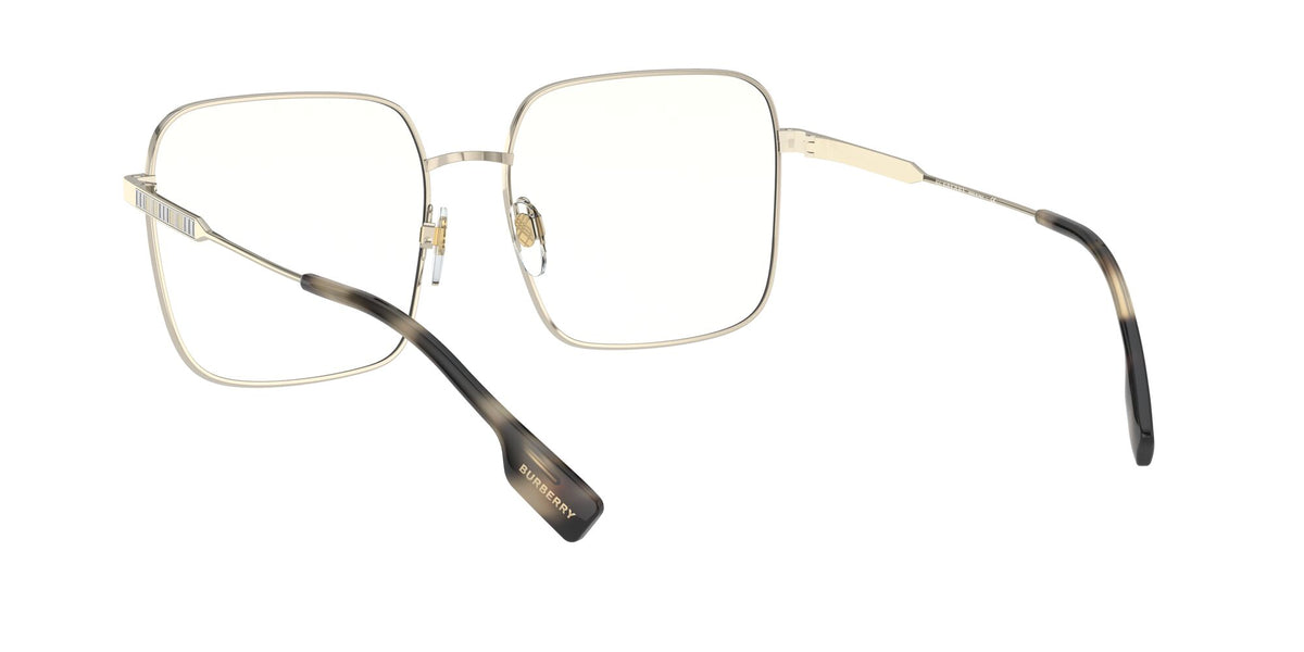 BE 3119 Burberry Jude Light Gold / Clear + Blue Light Filter S99 58 58 / Polyamide / Steel / Metal
