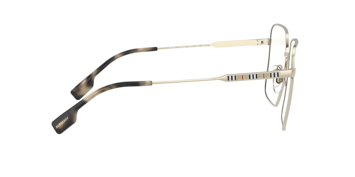 BE 3119 Burberry Jude Light Gold / Clear + Blue Light Filter S99 58 58 / Polyamide / Steel / Metal