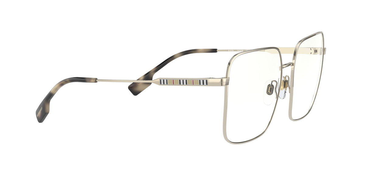BE 3119 Burberry Jude Light Gold / Clear + Blue Light Filter S99 58 58 / Polyamide / Steel / Metal