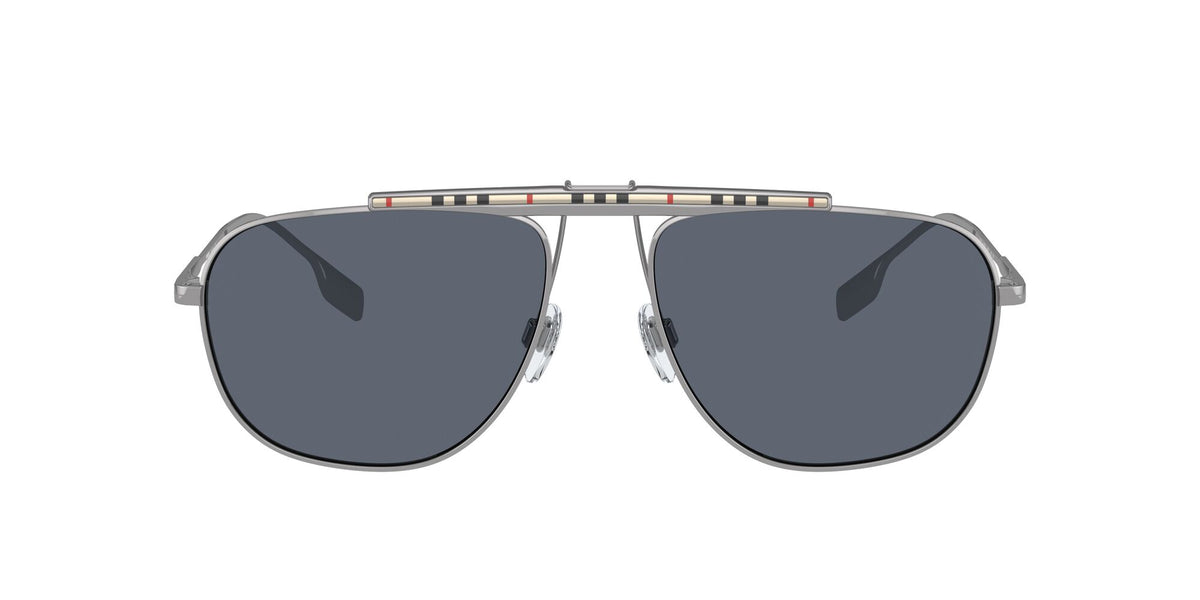 Burberry BE 3121 Gunmetal / Blue 59 / Plastic / Metal