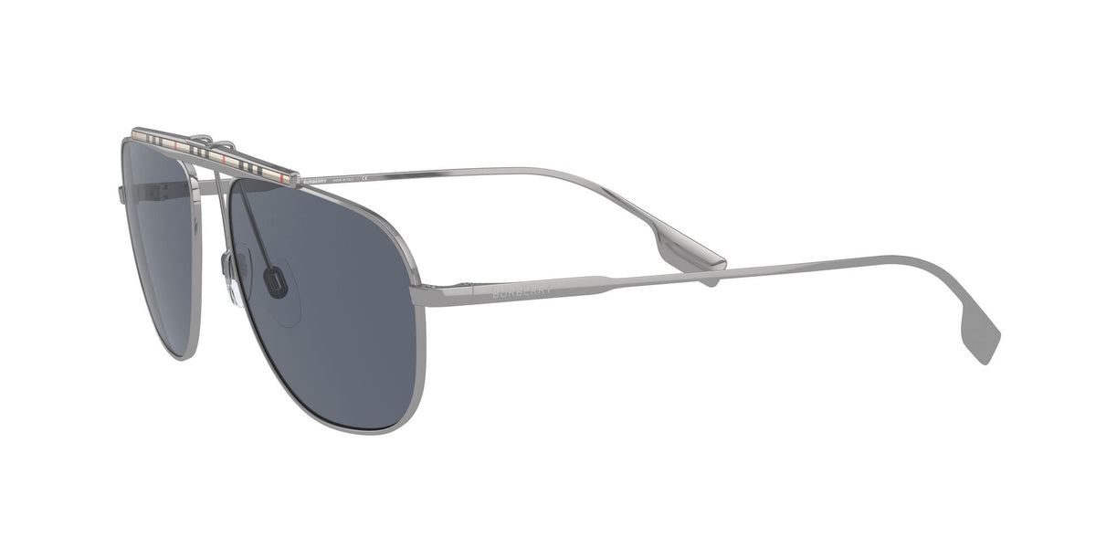 Burberry BE 3121 Gunmetal / Blue 59 / Plastic / Metal