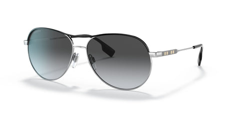 Burberry BE 3122 Silver/Black / Polar Grey Gradient 59 / Plastic / Metal
