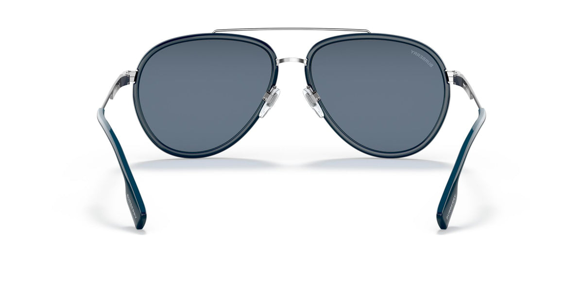Burberry BE 3125 Gunmetal / Dark Blue 59 / Plastic / Metal