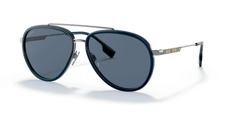 Burberry BE 3125 Gunmetal / Dark Blue 59 / Plastic / Metal