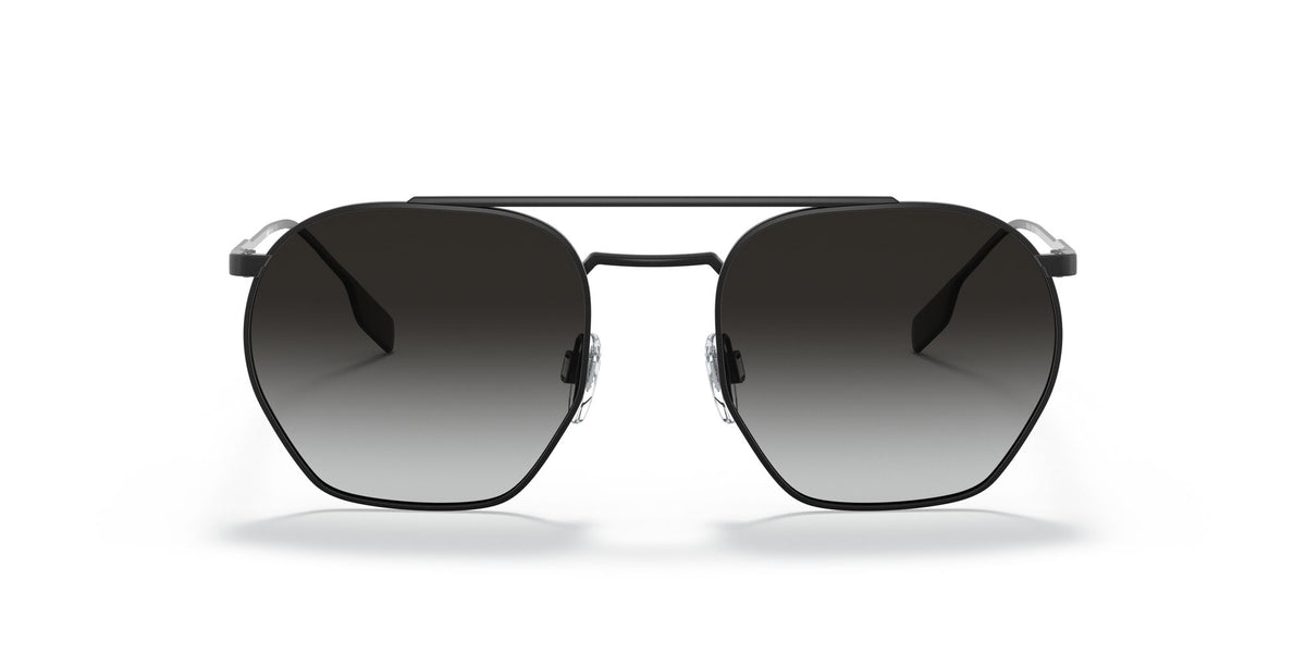 Burberry BE 3126 Black / Grey Gradient 53 / Plastic / Metal