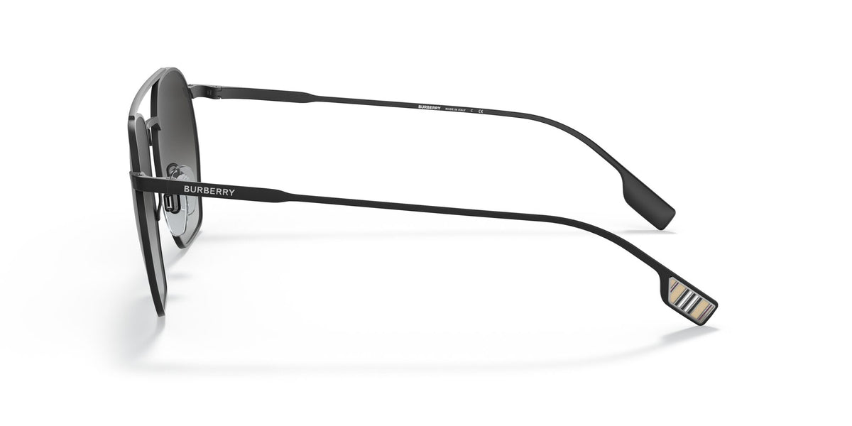 Burberry BE 3126 Black / Grey Gradient 53 / Plastic / Metal