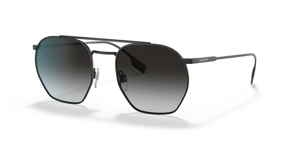 Burberry BE 3126 Black / Grey Gradient 53 / Plastic / Metal