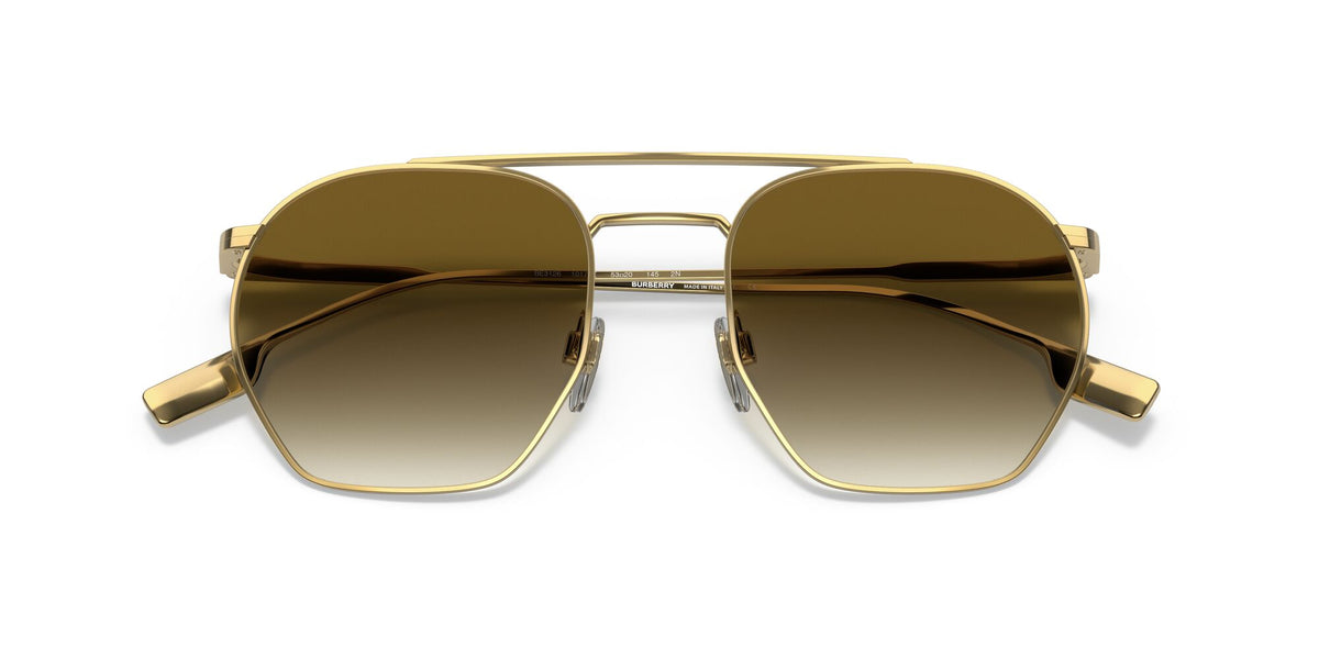 Burberry BE 3126 Gold / Green Gradient 53 / Plastic / Metal