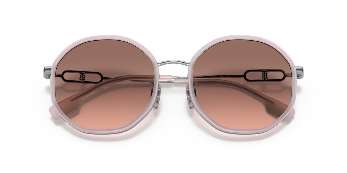 Burberry BE 3127D Pink / Pink Gradient Dark Brown 57 / Plastic / Metal