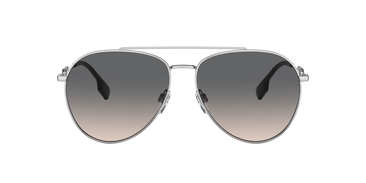 Burberry Carmen 0BE3128 1005G9 58 Silver / Light Brown Gradient Grey 58 / Plastic / Metal