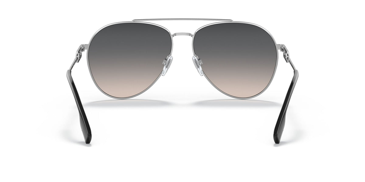 Burberry Carmen 0BE3128 1005G9 58 Silver / Light Brown Gradient Grey 58 / Plastic / Metal