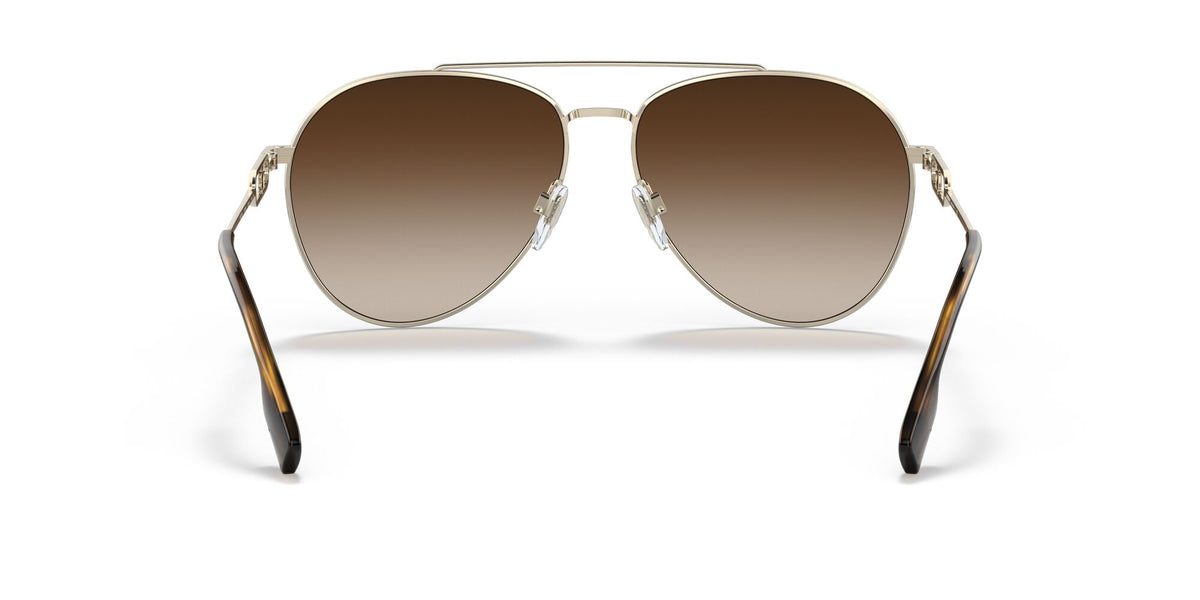 Burberry BE 3128 Light Gold / Brown Gradient 58 / Plastic / Metal