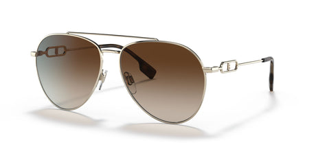 Burberry BE 3128 Light Gold / Brown Gradient 58 / Plastic / Metal