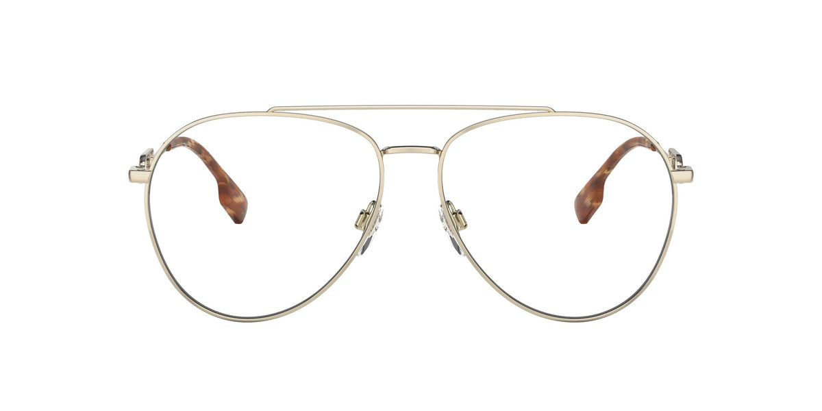 Burberry BE 3128 Light Gold / Clear+Blue Light Filter 58 / Plastic / Metal