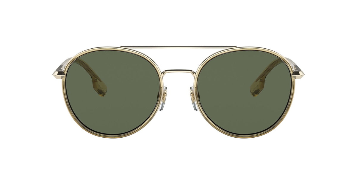 Burberry BE 3131 Light Gold / Dark Green 55 / Plastic / Metal