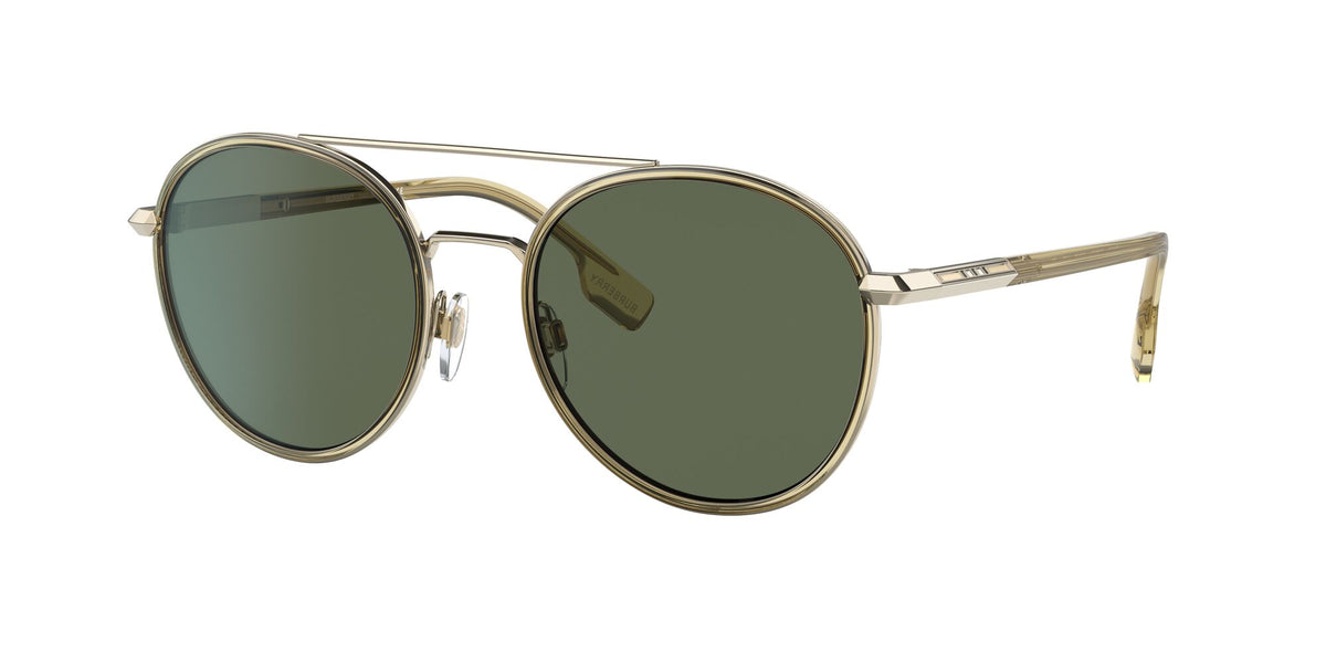 Burberry BE 3131 Light Gold / Dark Green 55 / Plastic / Metal