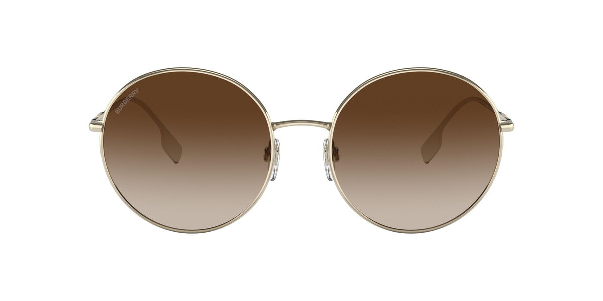 Burberry BE 3132 Light Gold / Gradient Brown 58 / Plastic / Metal