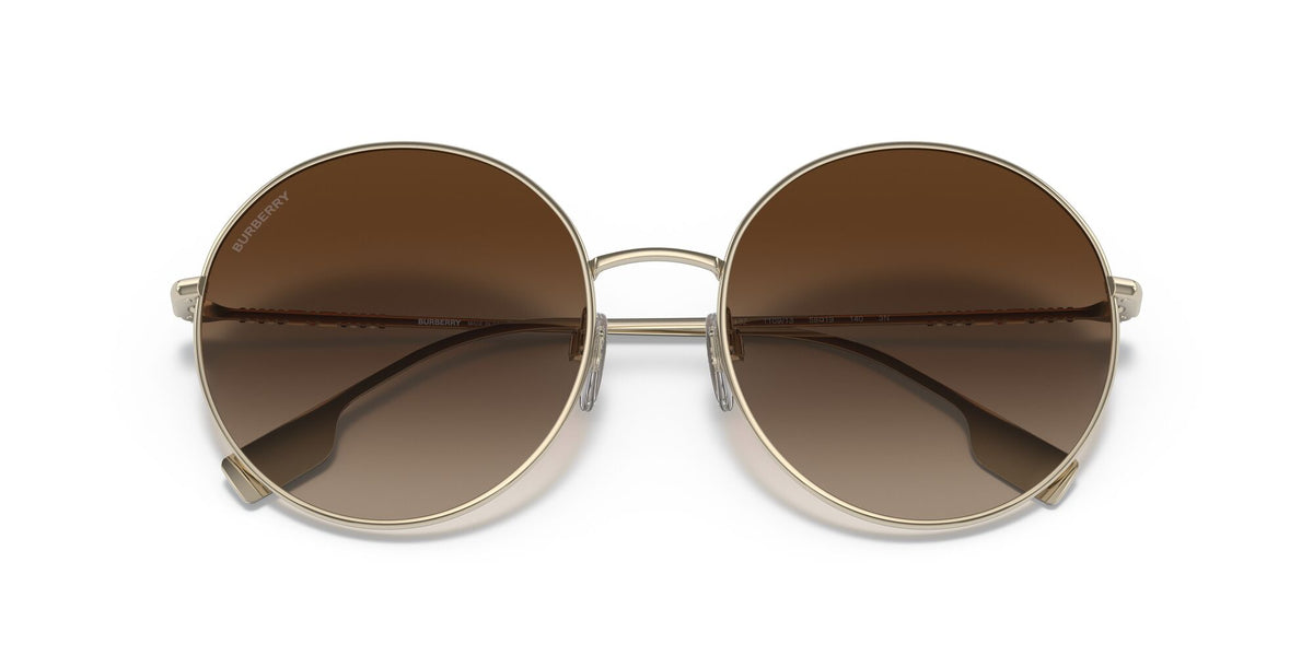 Burberry BE 3132 Light Gold / Gradient Brown 58 / Plastic / Metal