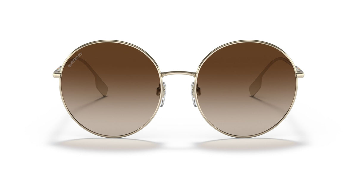 Burberry BE 3132 Light Gold / Gradient Brown 58 / Plastic / Metal