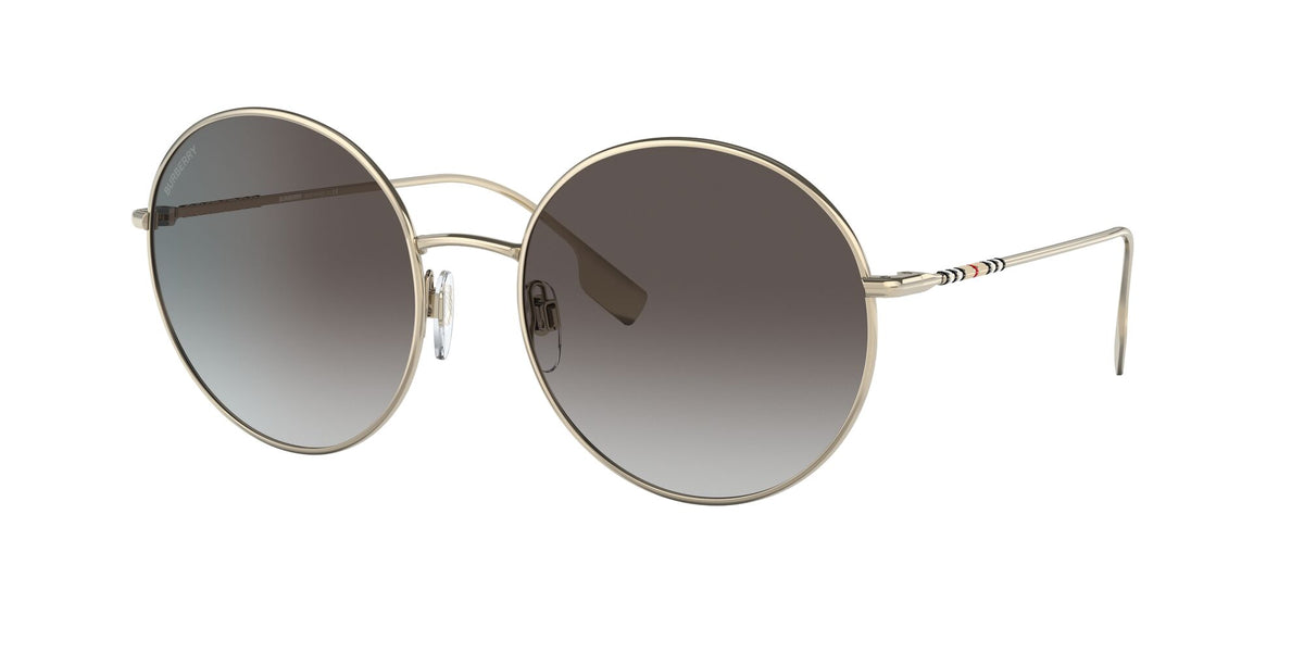 Burberry Pippa 0BE3132 11098G 58 Light Gold / Gradient Grey 58 / Plastic / Metal