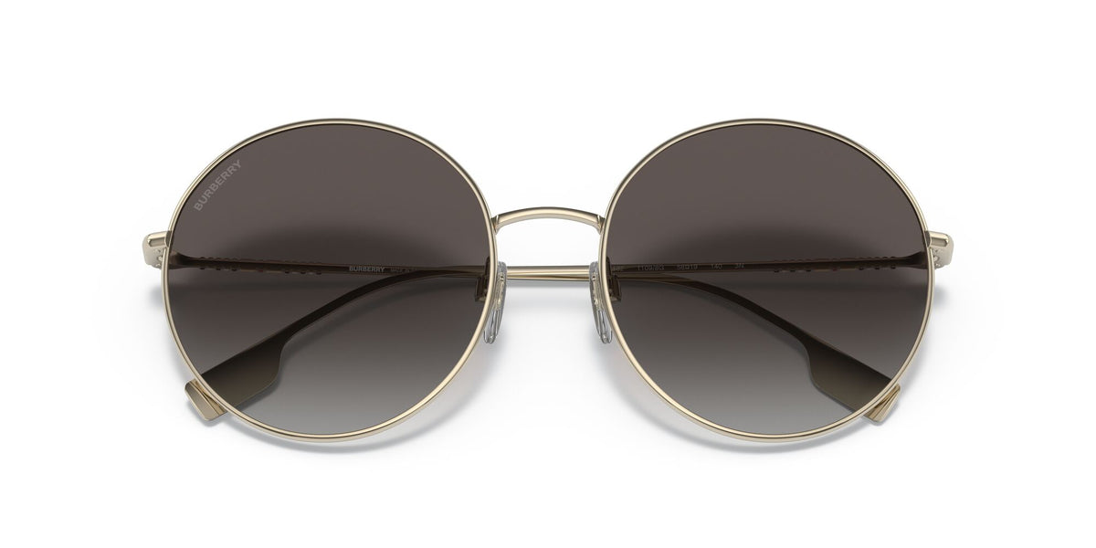 Burberry Pippa 0BE3132 11098G 58 Light Gold / Gradient Grey 58 / Plastic / Metal