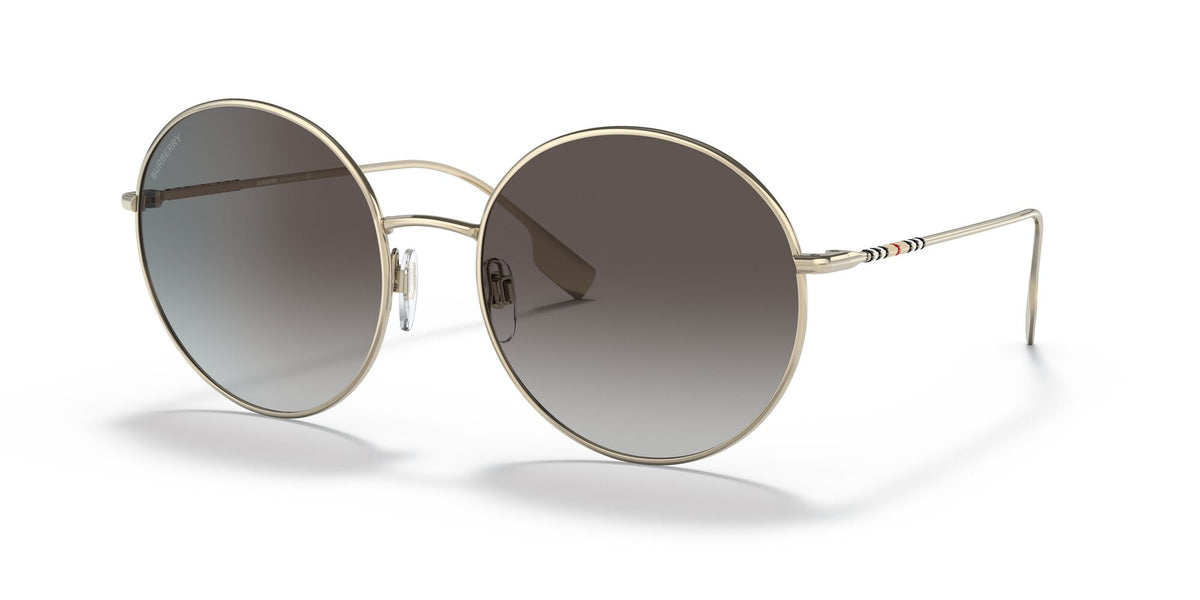 Burberry Pippa 0BE3132 11098G 58 Light Gold / Gradient Grey 58 / Plastic / Metal