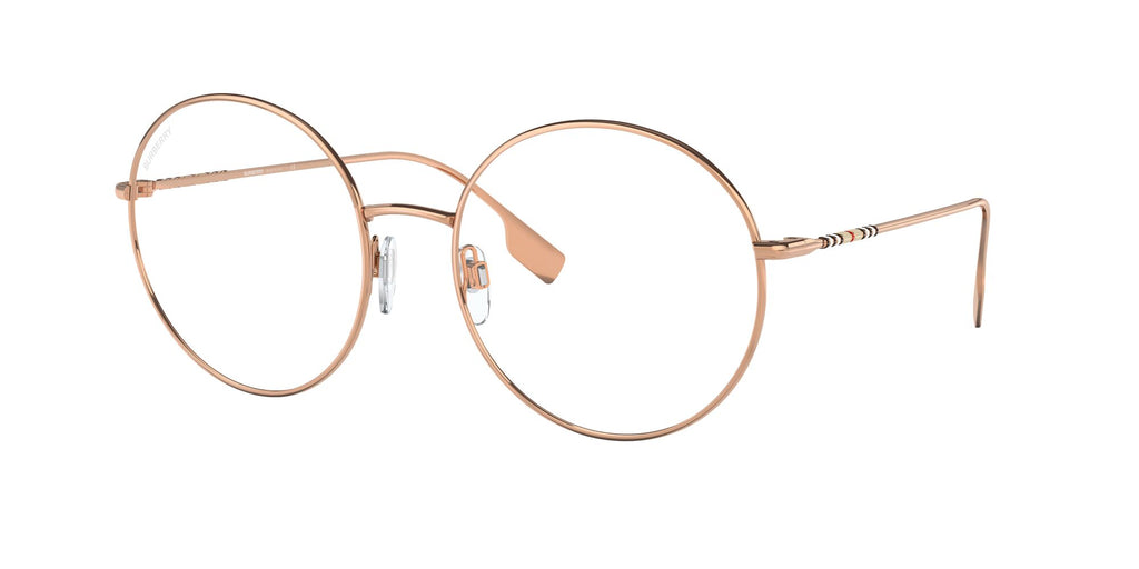 Burberry BE 3132 Rose Gold / Clear Blue Light Filter 58 / Plastic / Metal
