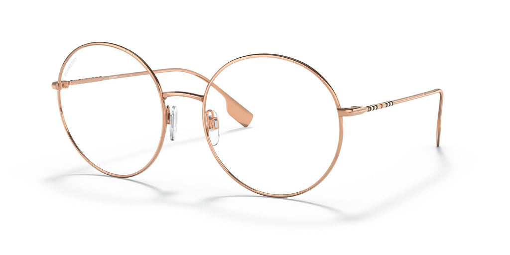 Burberry BE 3132 Rose Gold / Clear Blue Light Filter 58 / Plastic / Metal