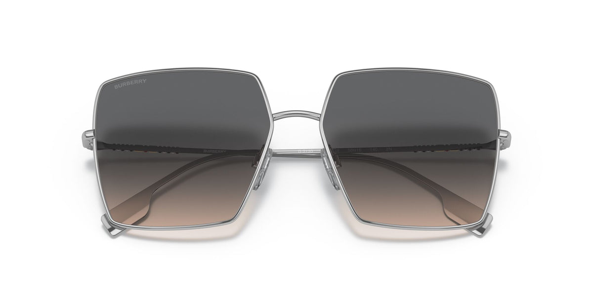 BE 3133 Burberry Daphne Silver / Light Brown Gradient Grey 58 58 / Polyamide / Metal / Metal