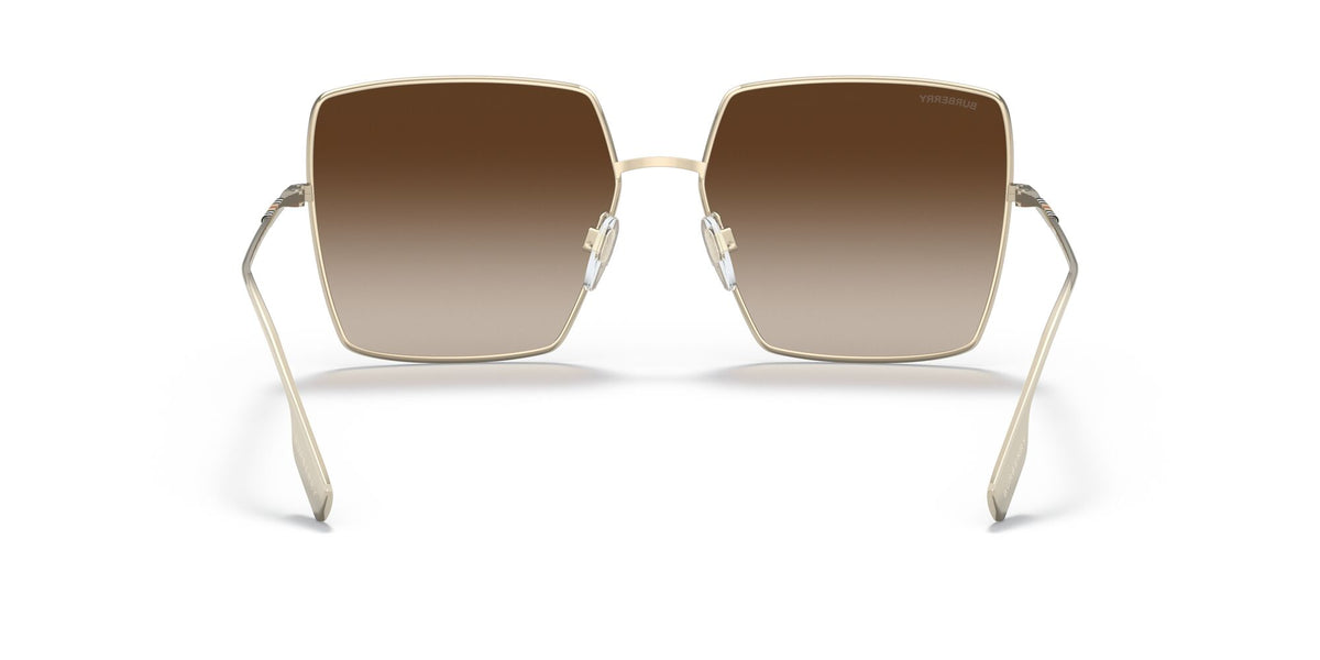 Burberry BE 3133 Light Gold / Gradient Brown 58 / Plastic / Metal