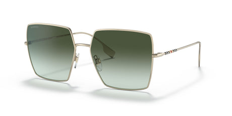 Burberry BE 3133 Light Gold / Gradient Green 58 / Plastic / Metal