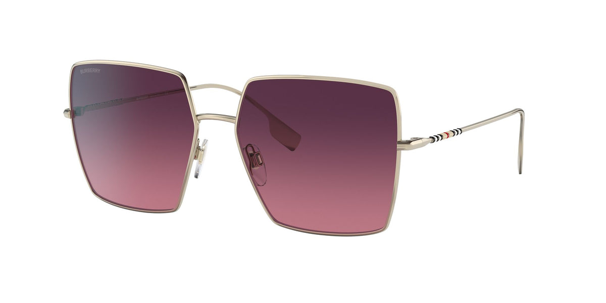 BE 3133 Burberry Daphne Light Gold 
Rose Gradient Polarised 58 58 
Cr39 
Metal 
Metal