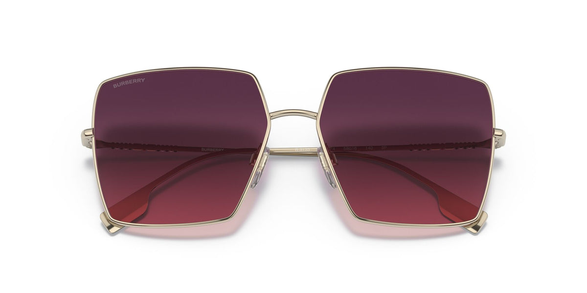 BE 3133 Burberry Daphne Light Gold 
Rose Gradient Polarised 58 58 
Cr39 
Metal 
Metal