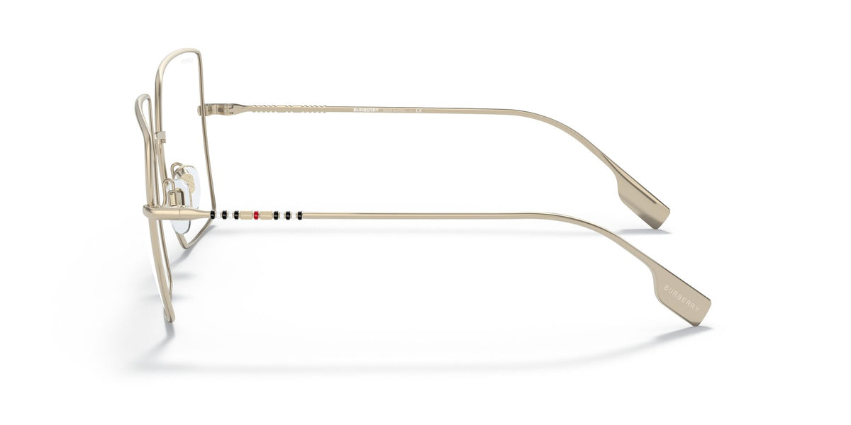 Burberry BE 3133 Light Gold / Clear Blue Light Filter 58 / Plastic / Metal