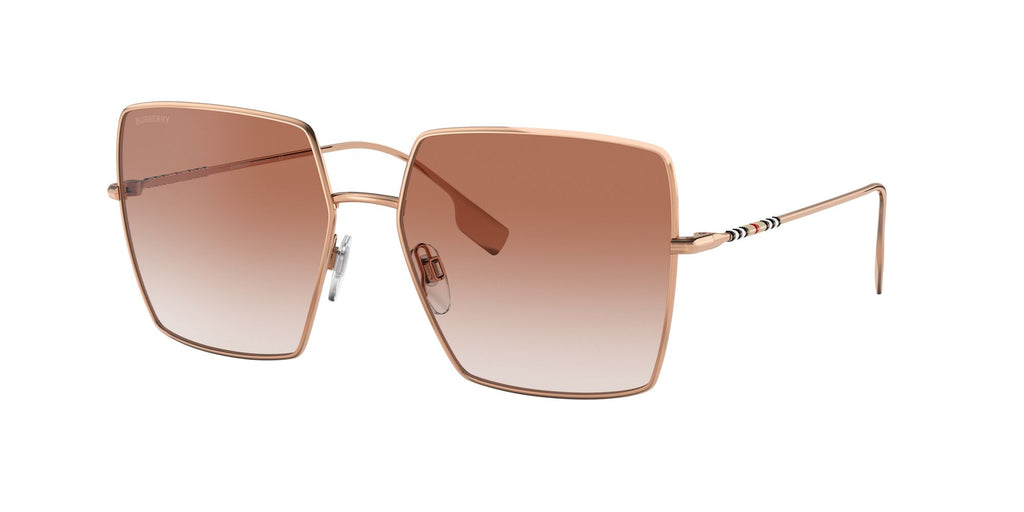 Burberry Daphne 0BE3133 133713 58 Rose Gold / Gradient Pink 58 / Plastic / Metal