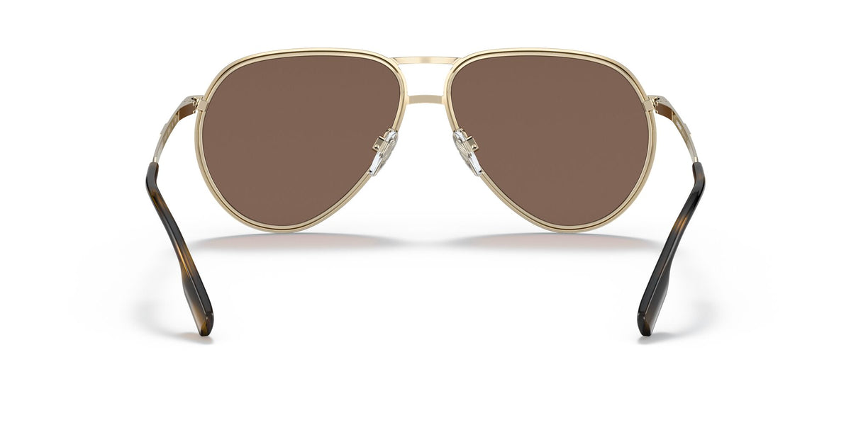 Burberry Scott 0BE3135 110973 59 Light Gold / Dark Brown 59 / Plastic / Metal