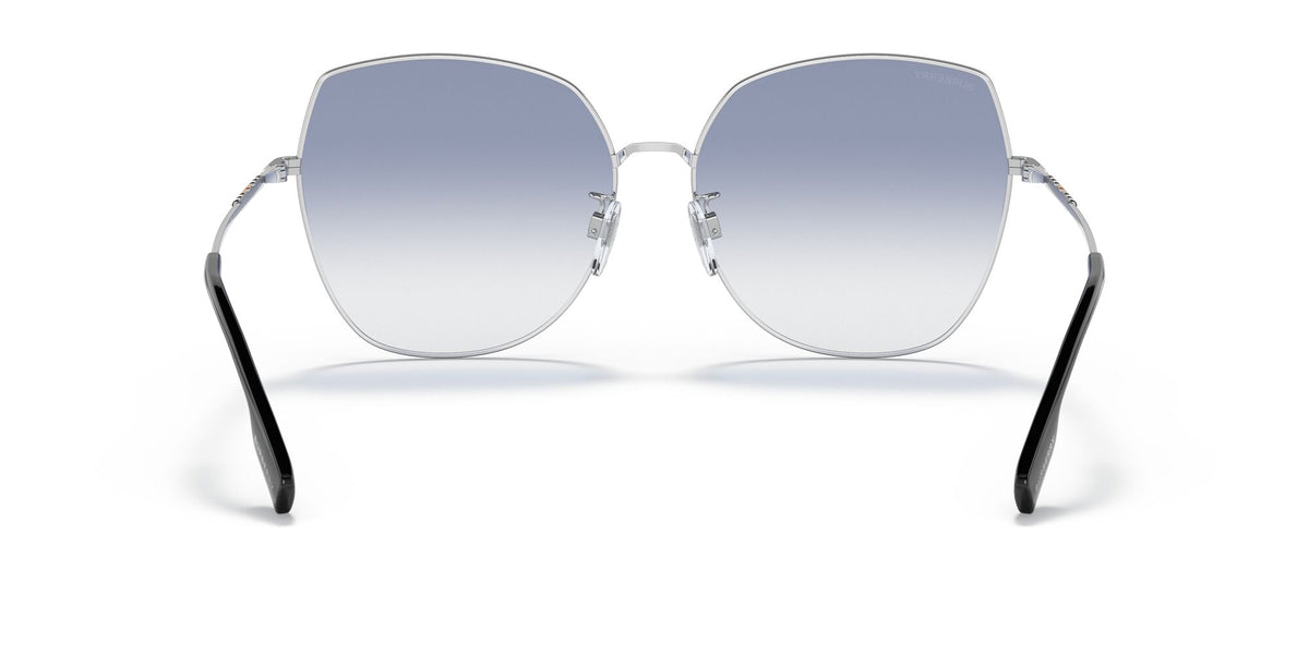 Burberry  0BE3136D 100519 60 Silver / Clear Gradient Light Blue 60 / Plastic / Metal