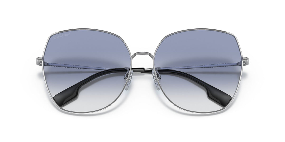 Burberry  0BE3136D 100519 60 Silver / Clear Gradient Light Blue 60 / Plastic / Metal